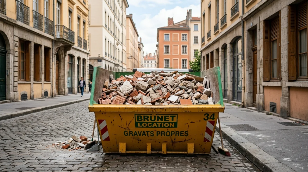 Location de benne à gravats à Lyon