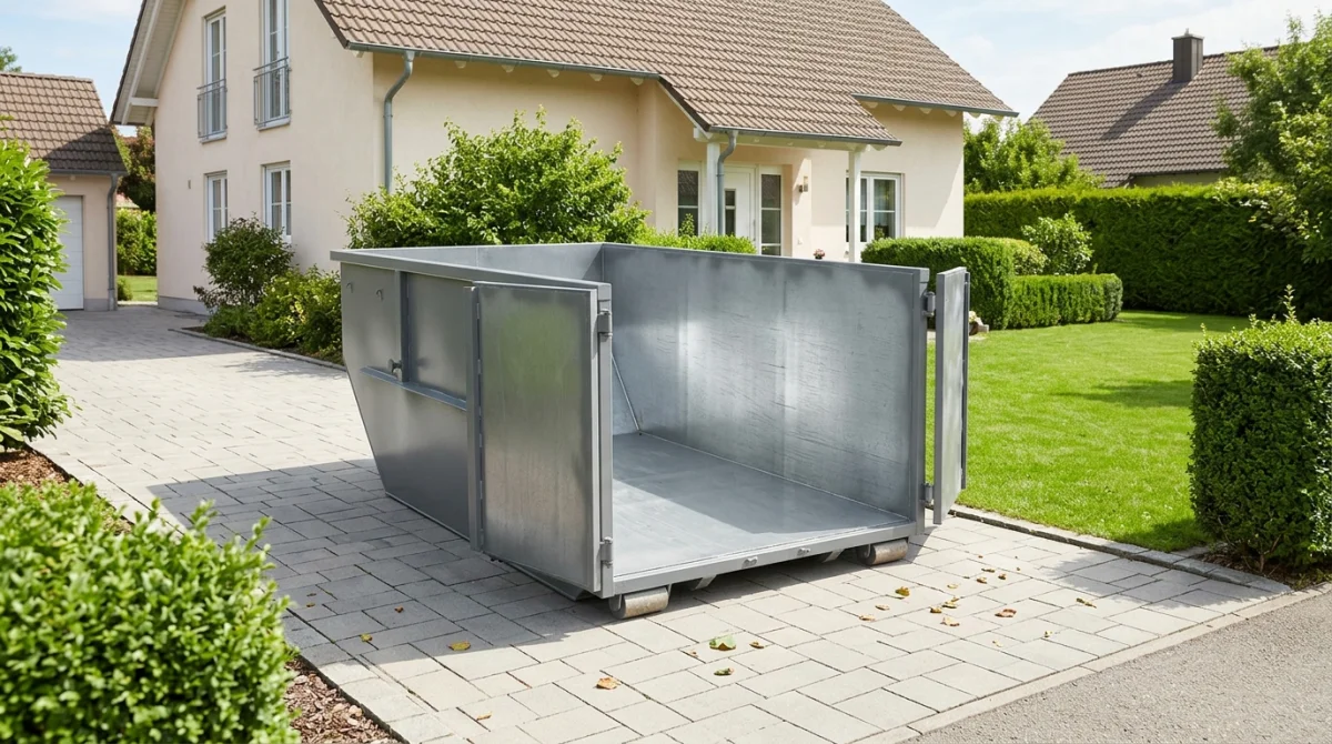 Location de benne pour déchets verts pour particuliers