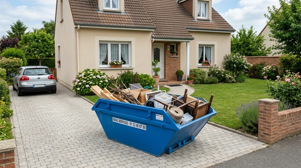 Prix de location d une benne pour vider une maison