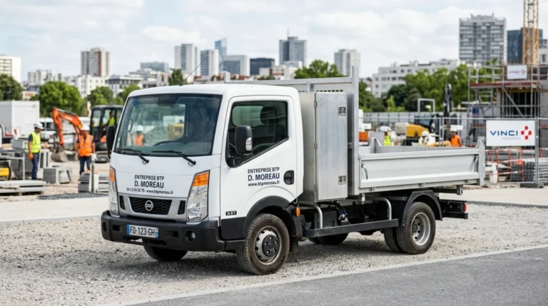 Dimensions d’un camion benne 3,5 t et repères utiles